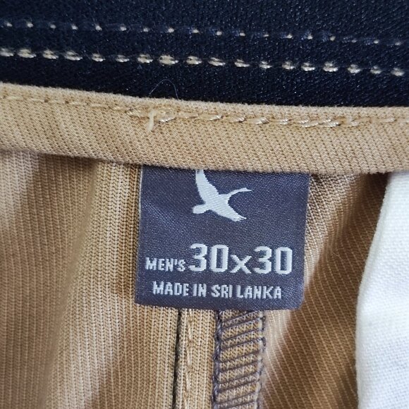 Eddie Bauer outdoor pants men's size 30X30 desert brown zip pocket - Picture 6 of 15